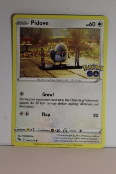 Pidove (Dusselgurr) | 061/078 | Pokémon GO | Englisch | Common | Non-Holo | Pokémon
